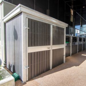 Binstorage avfallskjulere